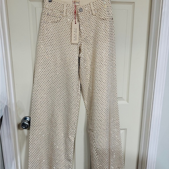 Alice Olivia TRISH EMBELLISHED JEAN $795 New with Tag - Picture 9 of 10